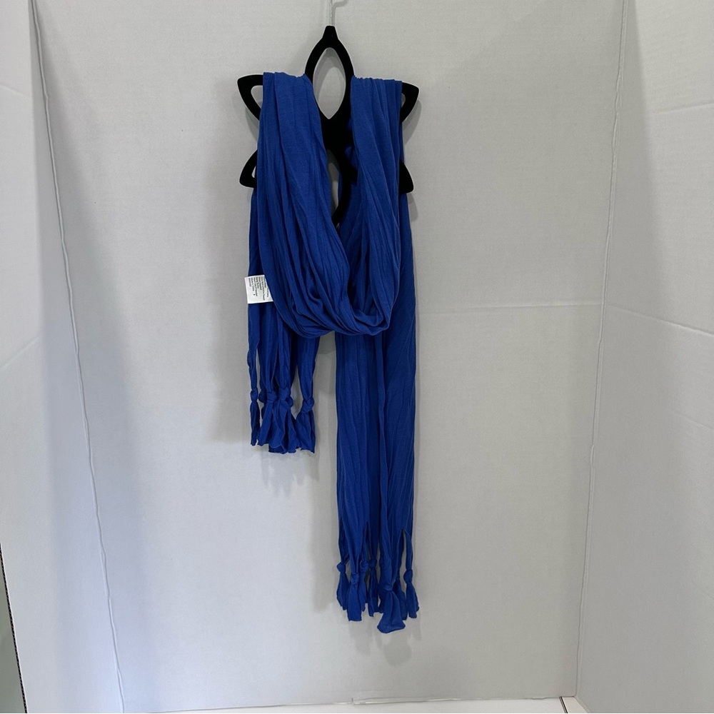 Elegant Blue Scarf and Green Scarf